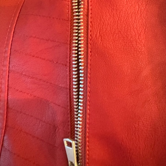 Baccini Women's Burgundy Jacket Size Large Whimsigoth, Biker, Grunge, Fairy - Picture 5 of 10